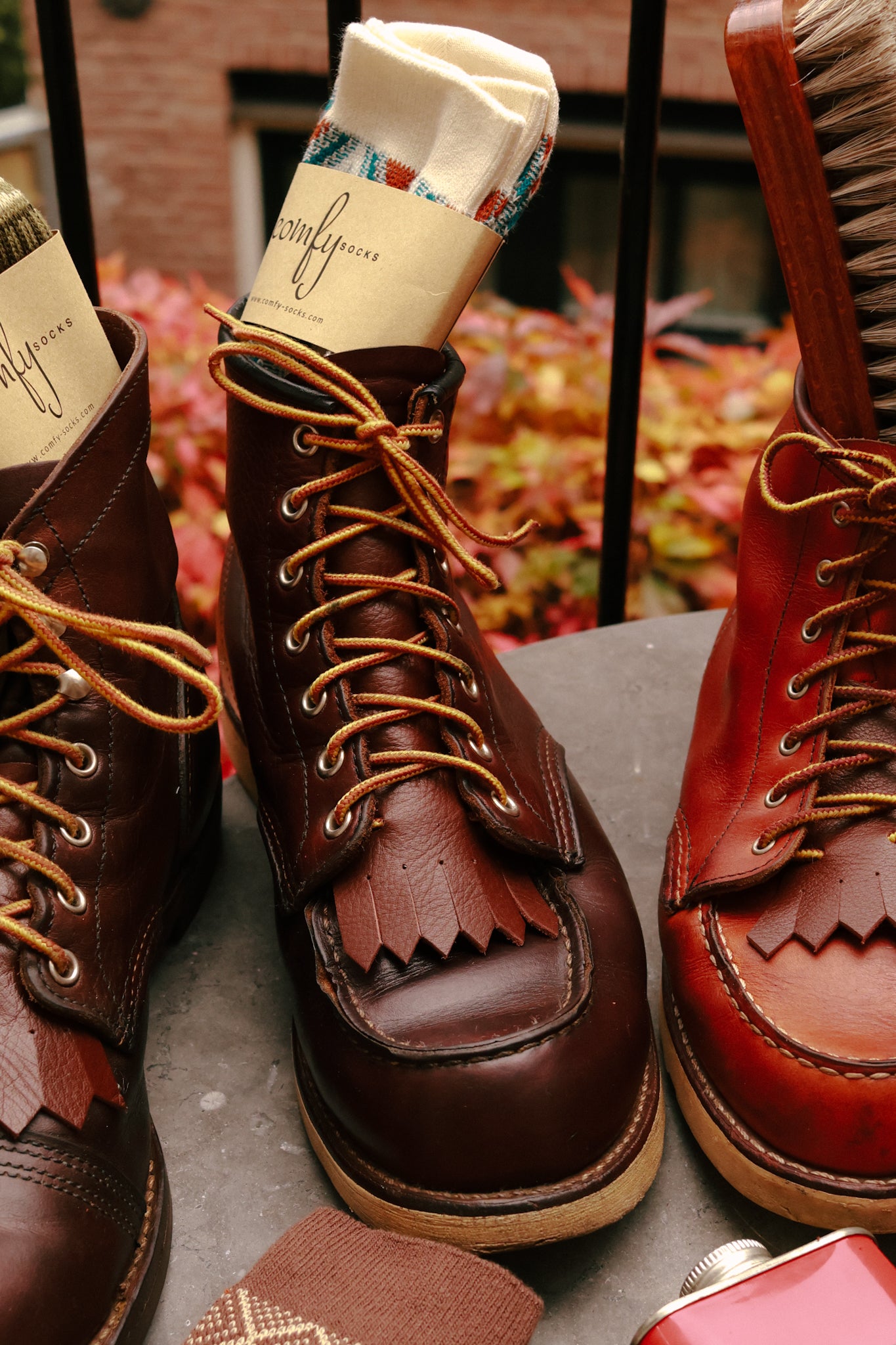 Kilties for Red Wing shoes