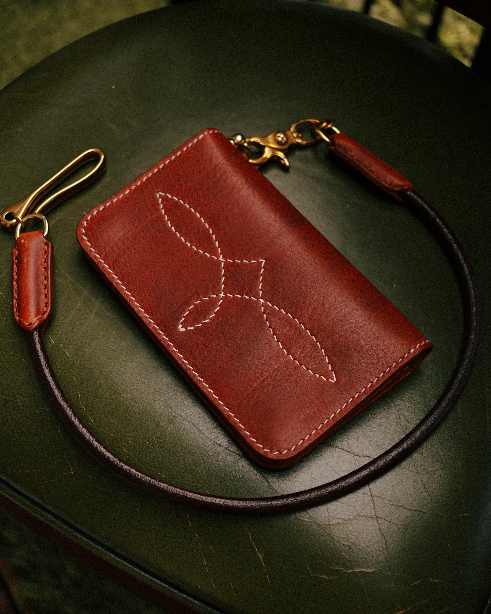 小物 mollive HeavyOZ LONG TRUCKER WALLET Long trucker wallet – Mamai Leather Goods
