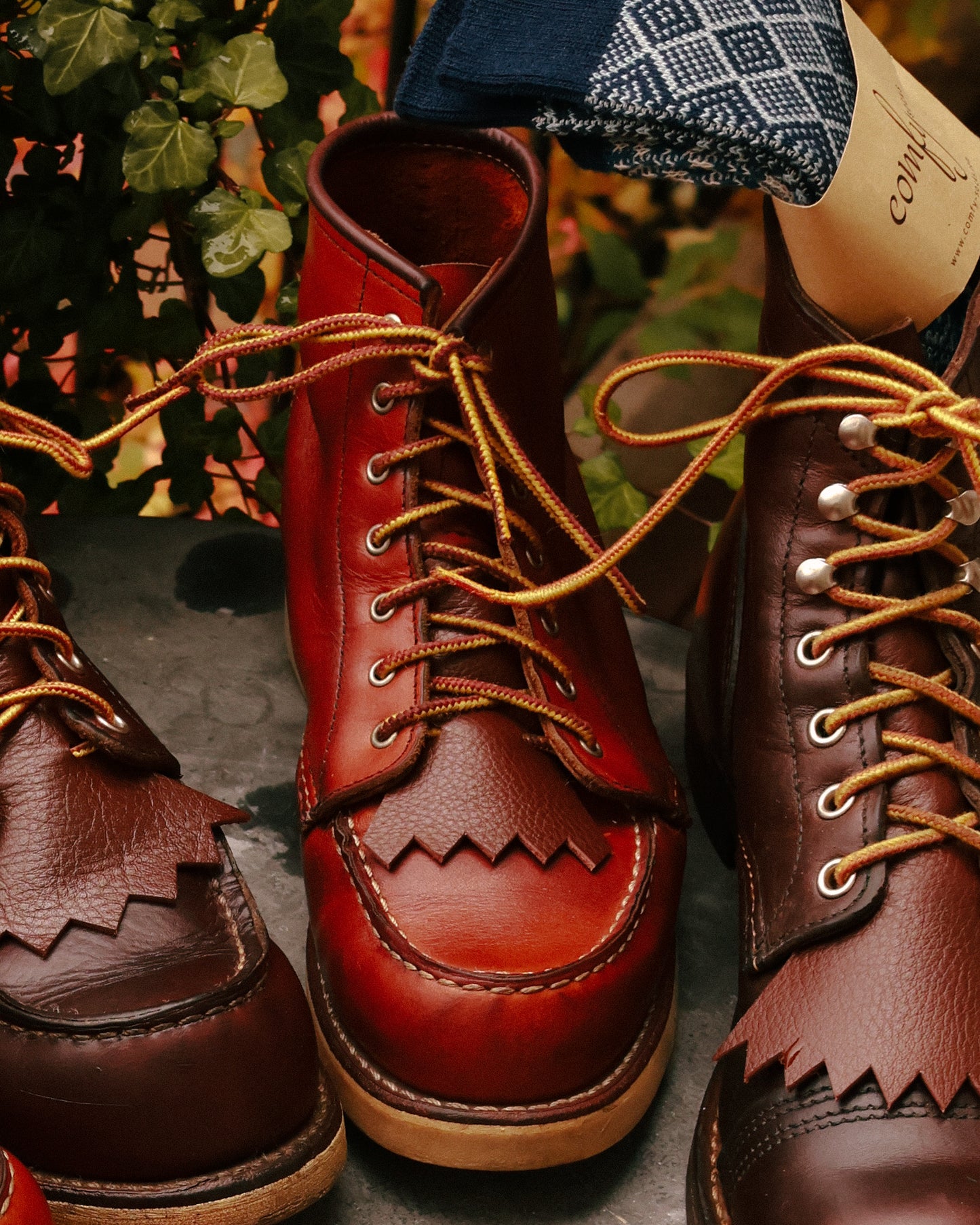Kilties for Red Wing shoes