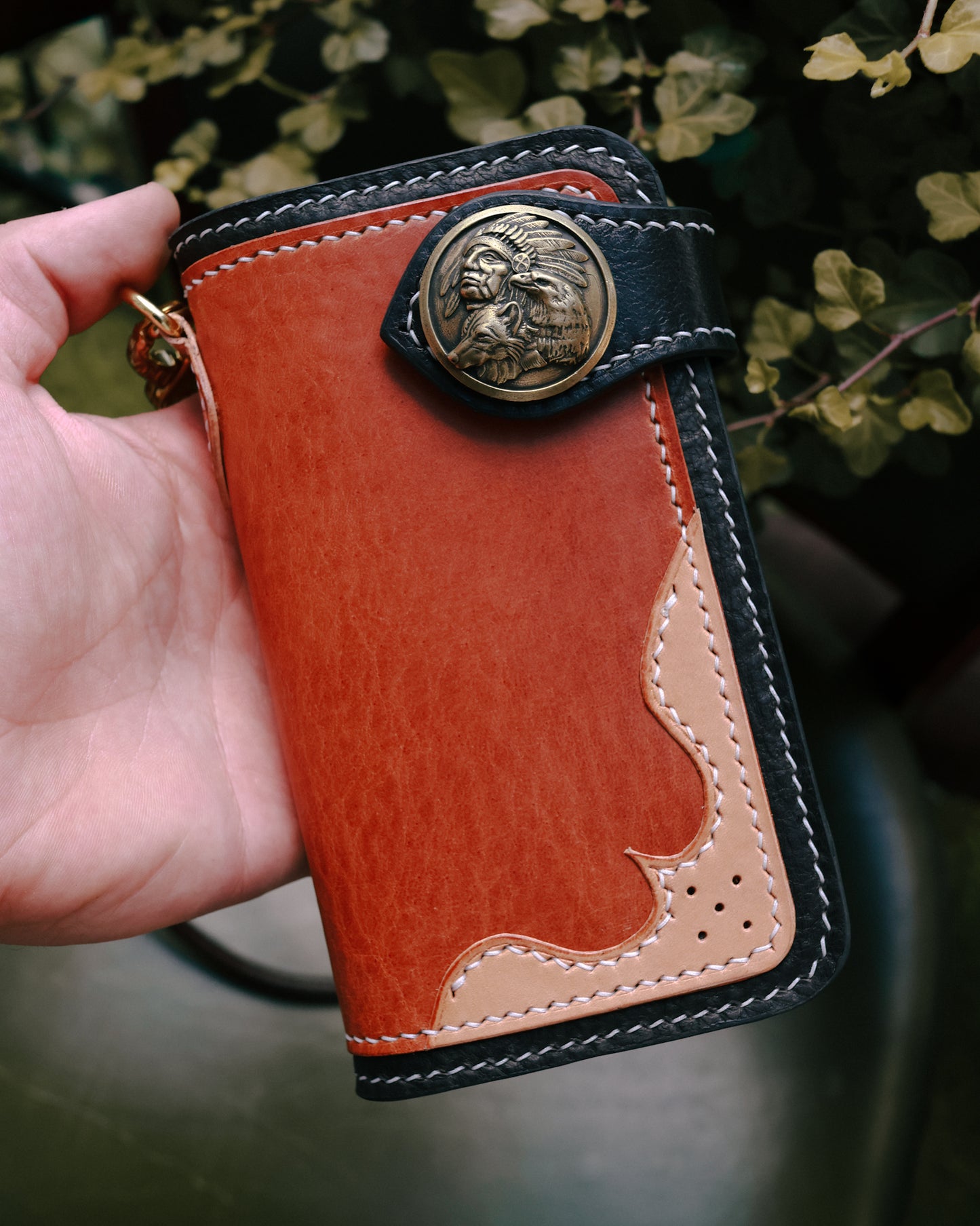 Medium biker wallet Chif mate v1