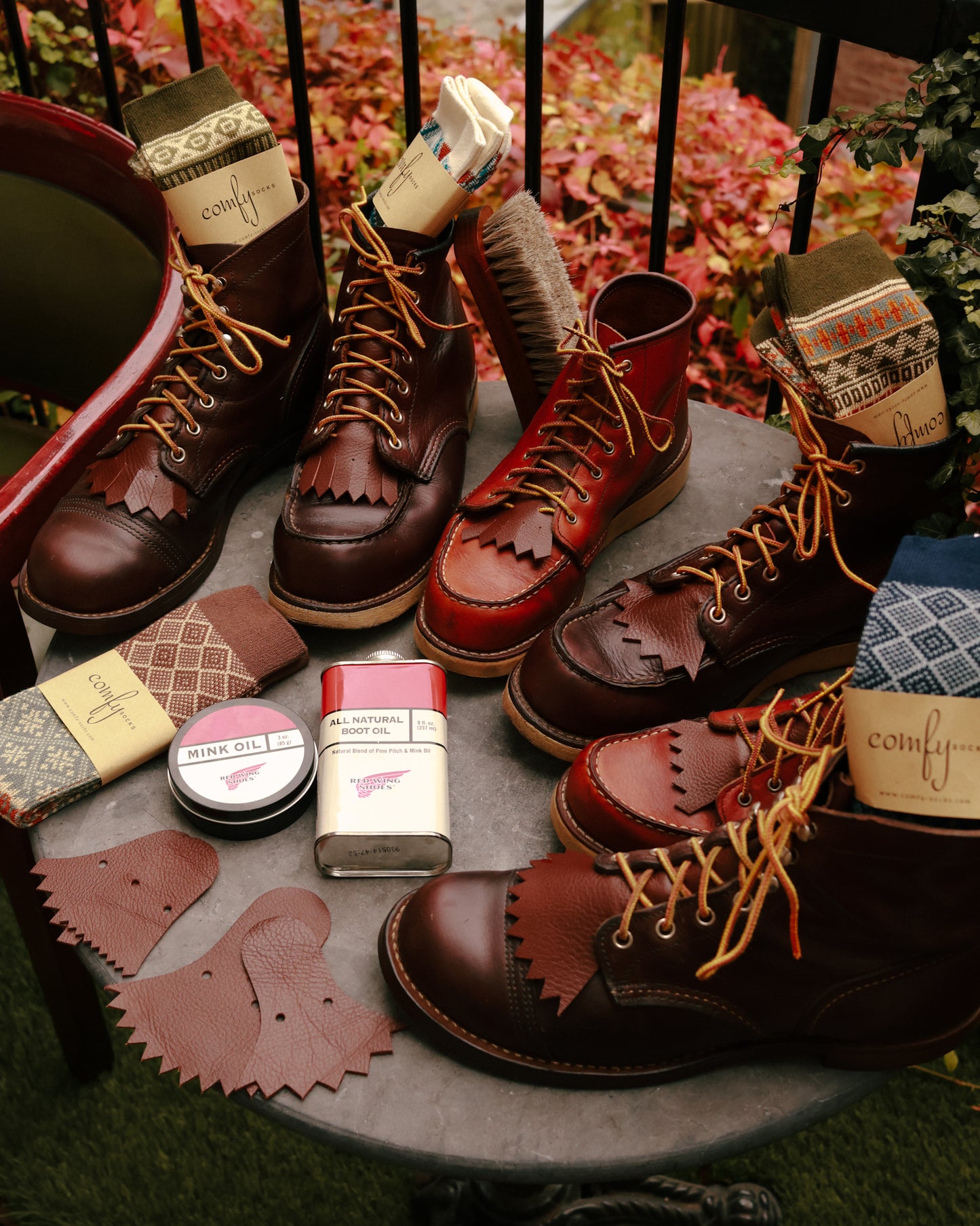 Kilties for Red Wing shoes