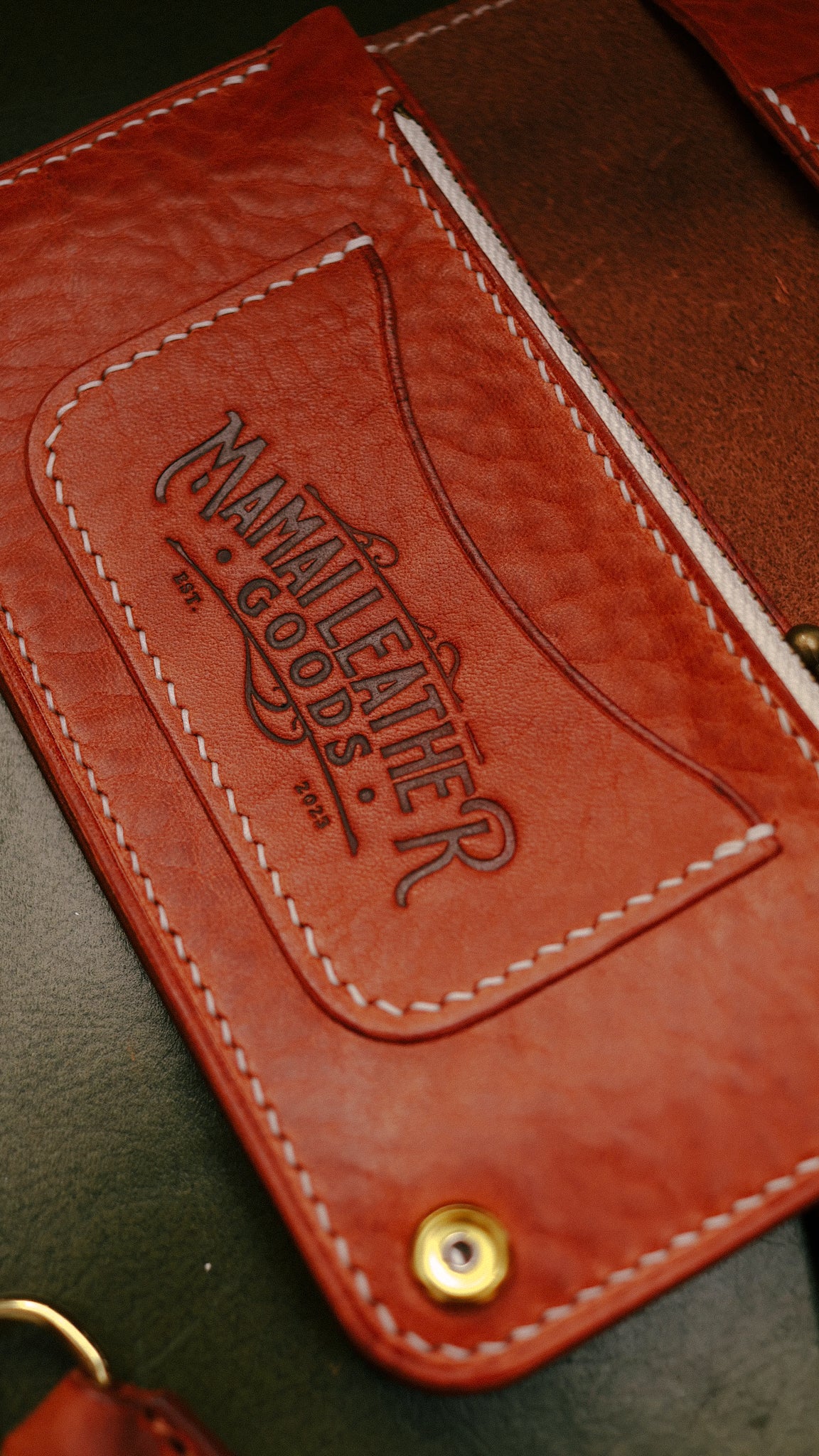 Long trucker wallet – Mamai Leather Goods