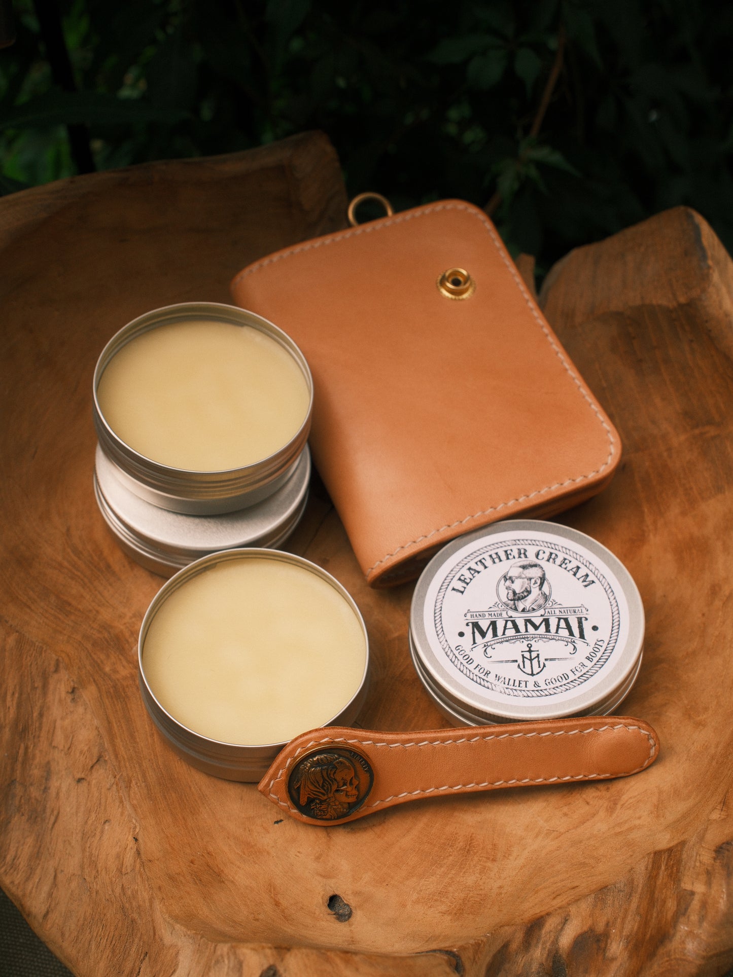 Leather cream