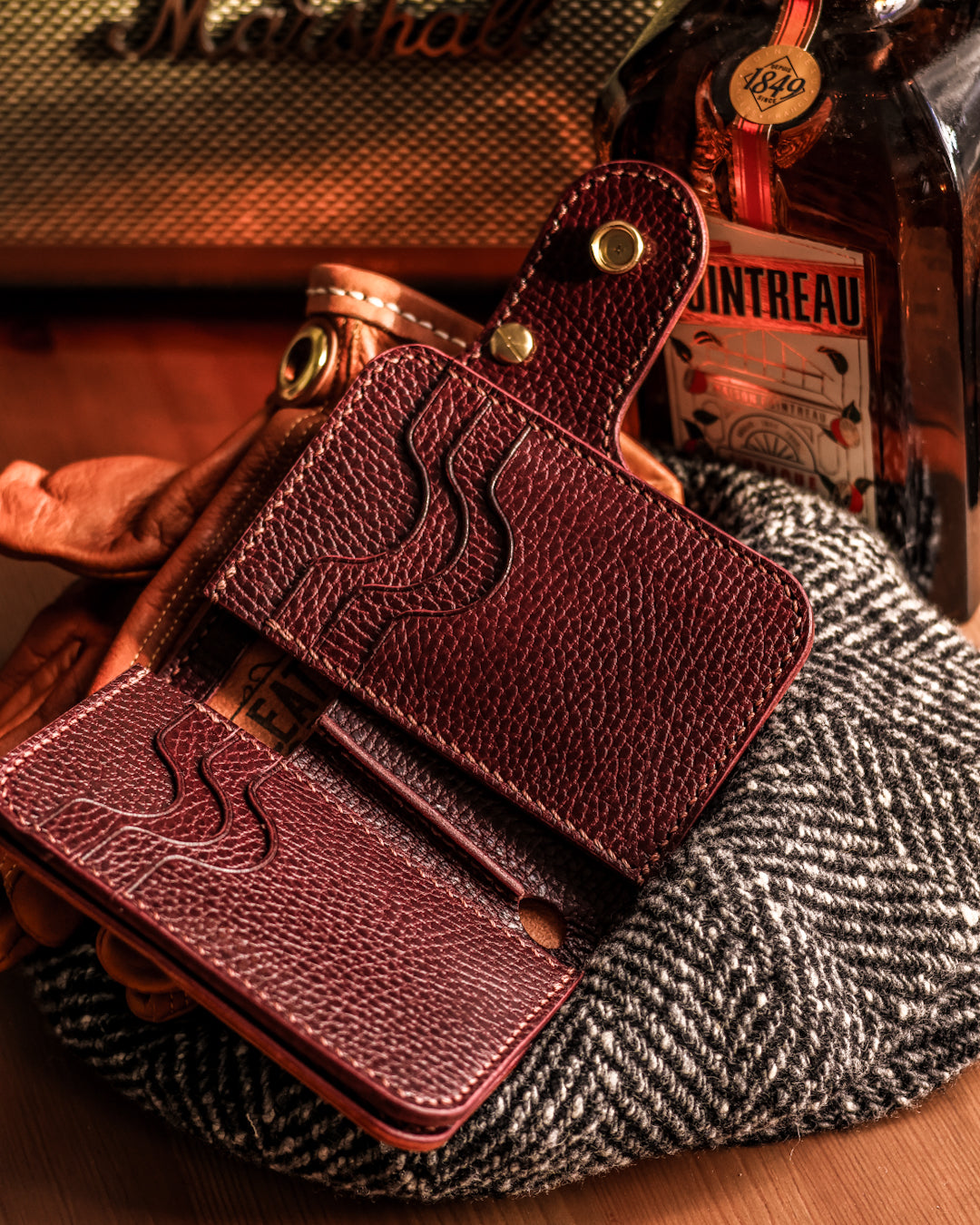 Medium biker wallet Cthulhu