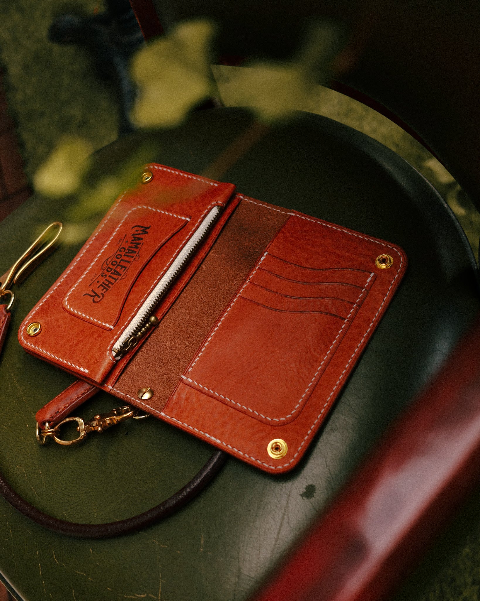 Long trucker wallet – Mamai Leather Goods