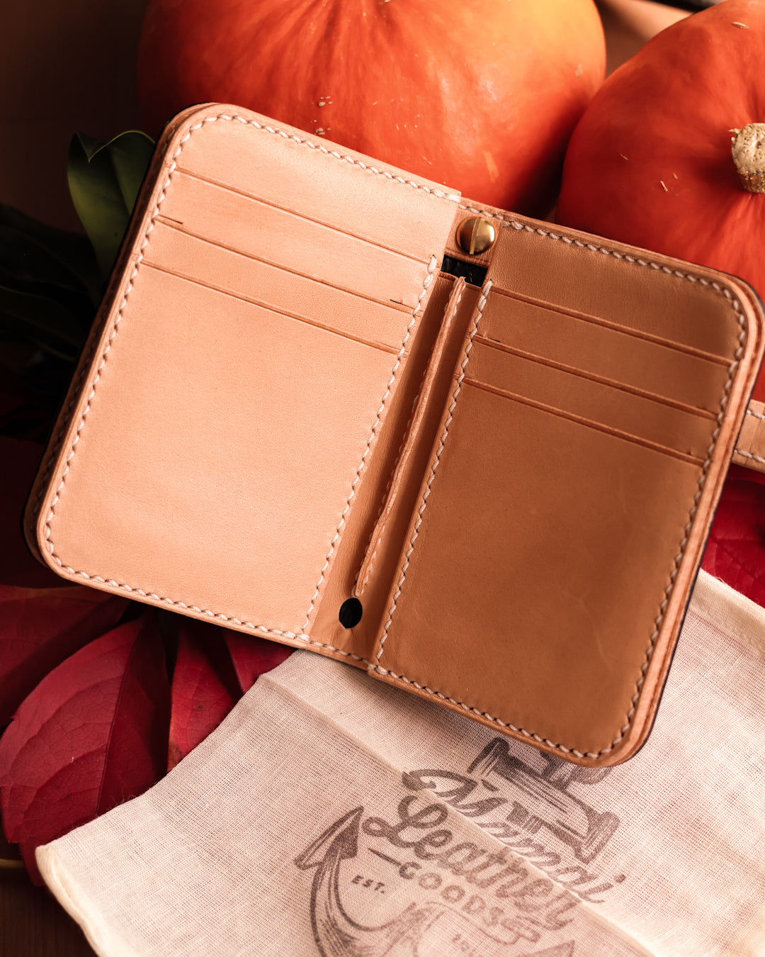 Medium biker wallet Neptune