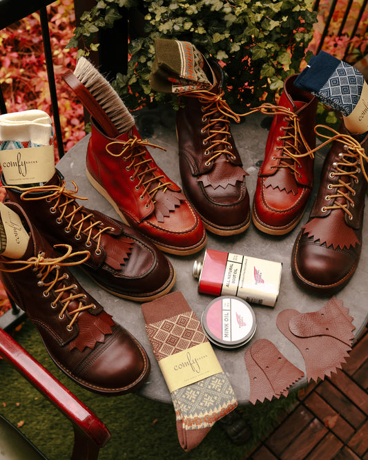 Kilties for Red Wing shoes